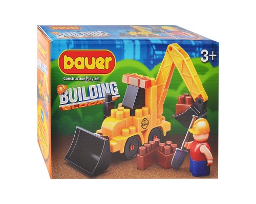 Конструктор 657 "Стройка" набор с трактором