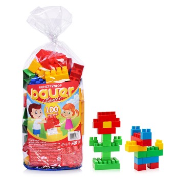 Конструктор 868 "Классик" 100 деталей в мешке 3+