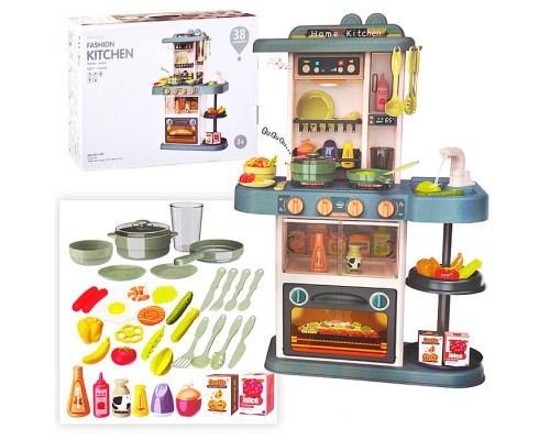 Игровой набор кухня "Жарим, парим!" (свет, звук) 38 предметов, в коробке