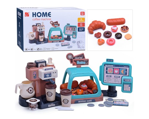 Игровой набор супермаркет "Кофейня №2" (41 предмет) в коробке