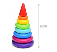 Пирамида "XL" 25см, 9дет. (в сетке)