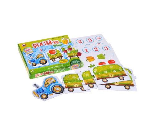 Игра на липучках "Считай-ка. Овощи"