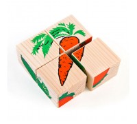 Кубики "Овощи" (4)