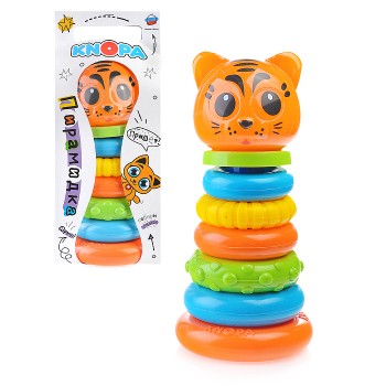Пирамида "Тигр" 26 см 6 колец Пирамида "Тигр" 26 см 6 колец