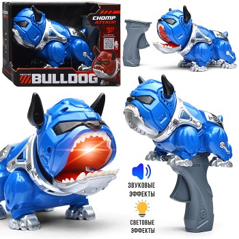 Собака "Бульдог" в коробке