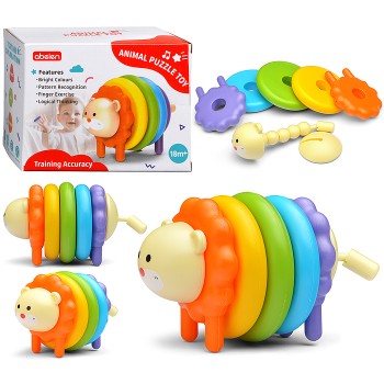 Пирамидка "Зверёк" в коробке Пирамидка "Зверёк" в коробке