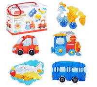 Пазлы контурные "Транспорт" Baby Toys