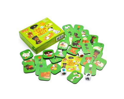 Игра настольная деревянная "Где мой пёс?" Far farland Wood