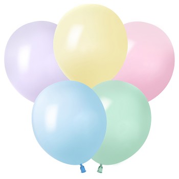 Шар (10''/25 см) Ассорти, макарунс, 100 шт.