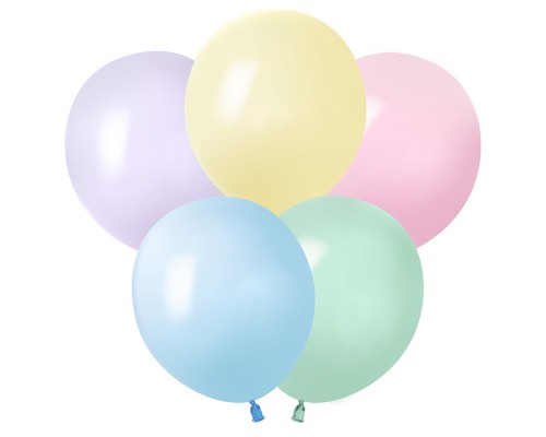 Шар (10''/25 см) Ассорти, макарунс, 100 шт.