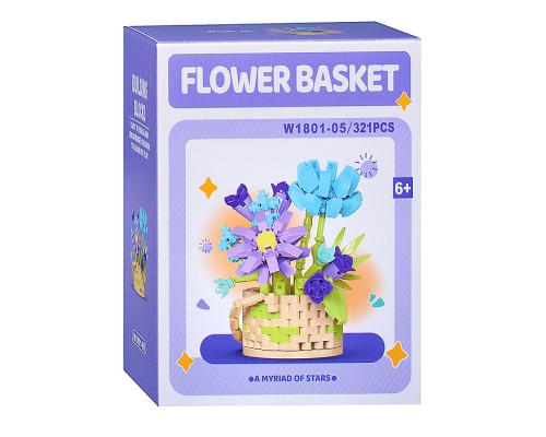 Конструктор "Цветная композиция" (321 дет.) в коробке