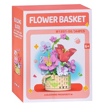 Конструктор "Цветная композиция" (344 дет.) в коробке