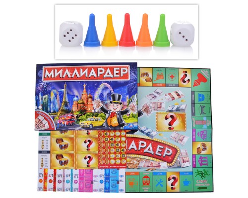 Настольная экономическая игра "Миллиардер"