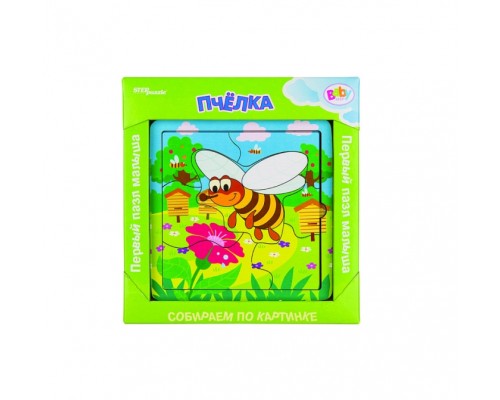 Игра из дерева "Пчёлка" (собираем по картинке) (Baby Step)