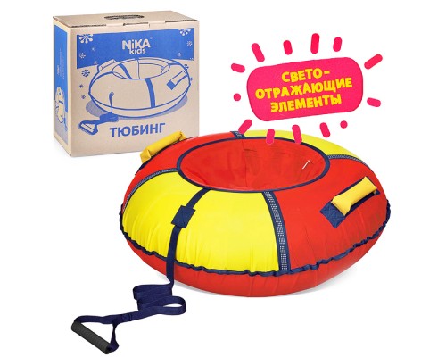Игрушка. Тюбинг "Классический+" 70см (красный-желтый)