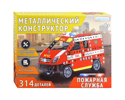 Конструктор металлический "МЧС" (314 дет.) в коробке Конструктор металлический "МЧС" (314 дет.) в коробке