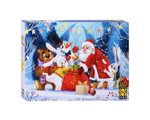 Пазл 160 "Мешок подарков"