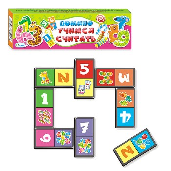 Домино "Учимся считать" Домино "Учимся считать"