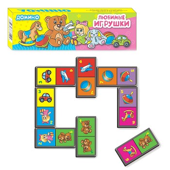 Домино"Любимые игрушки" Домино"Любимые игрушки"