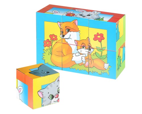 Кубики (6 куб) "Мама и я"