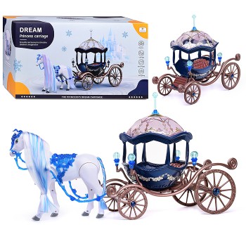 Карета "Чудеса" с лошадкой, в коробке