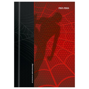 Записная книжка А6 48л. "Спайдер черный"