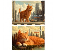 Альбом для рисования А4 48л. "Гигантские кошки"