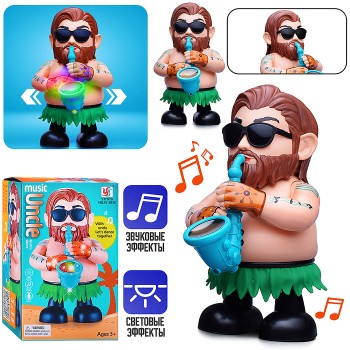 Музыкальная игрушка "Саксофонист" в коробке