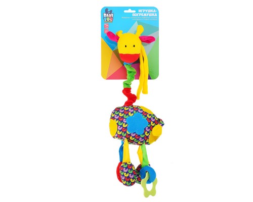 Мягкая растяжка Жираф 35 см., муз., CRD 19х15 см.