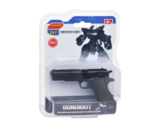 Трансформер 2в1 "Робот-пистолет Кольт" цвет черный