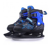 Коньки детские, размер L, синий