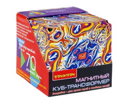 Магнитный куб-трансформер 3D-Мистика ВOX 6,2x6,2x6,2cм,