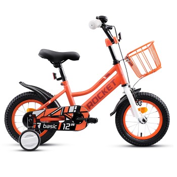 Велосипед 12" Rocket Basic, цвет коралловый