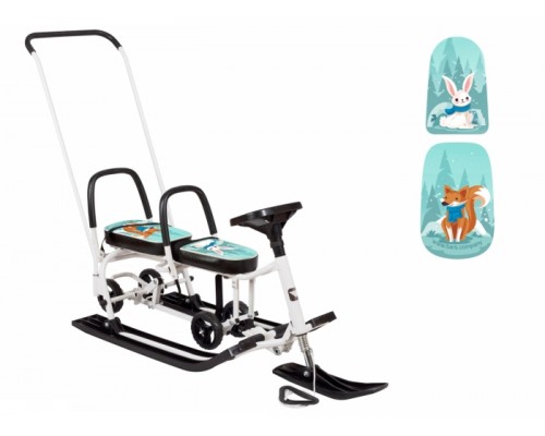 Игрушка Снегокат детский 507 "TWINS BABY Wheel" для двоих (Лисёнок Flash)