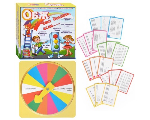 Настольная игра - викторина "ОБЖ. Что делать, если...