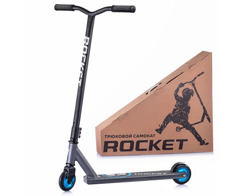 Самокат трюковый ROCKET, колеса PU/алюминий 100 мм,ABEC 7