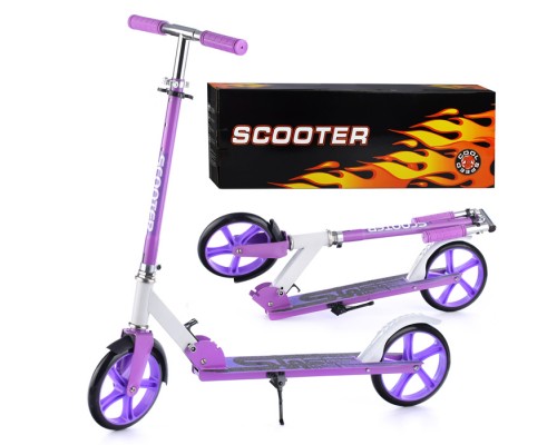 Самокат 2-х кол., сиреневый, PU/ 200 мм, ABEC 7, в коробке