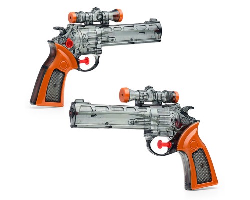 Водное оружие "Револьвер" с прицелом, в пакете (серый)