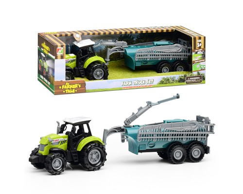 Трактор для полевых работ, на батарейках, в коробке