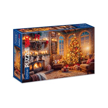 Пазлы 1000 "Premium" "Вечер у камина"