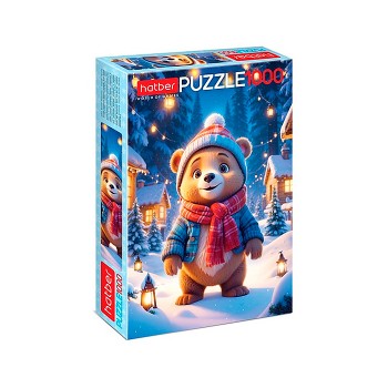 Пазлы 1000 "Мишка на севере"