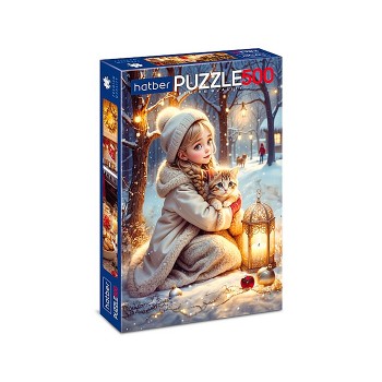 Пазлы 500 "Premium" "Любимый котик"