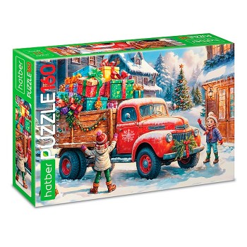 Пазлы 160 "ECO" "Волшебный грузовик"