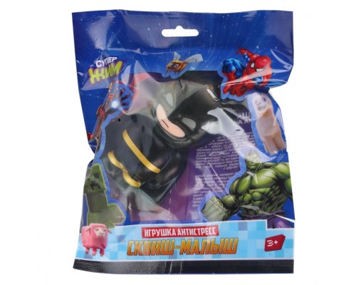 Игрушка - антистресс "Сквиш малыш" "Супер герои" зеленый, флоупак, Супер Жим