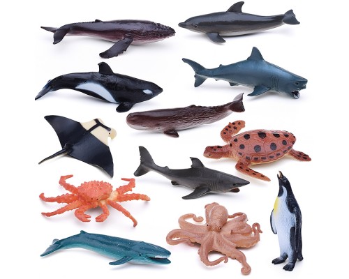 Животное "Обитатели морей и океанов" в коробке