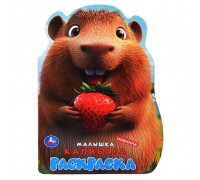 Малышка капибара. Раскраска