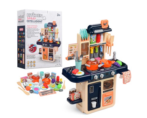 Игровой набор кухня "Время игры"  цвет синий, в коробке