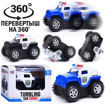 Машина-перевертыш "Полиция" в коробке