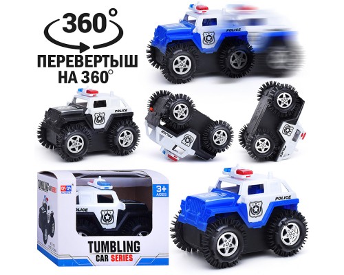 Машина-перевертыш "Полиция" в коробке