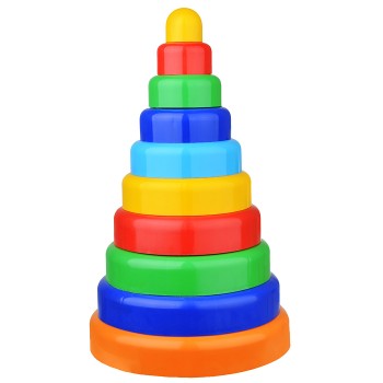 Пирамидка 38см (10дет) Пирамидка 38см (10дет)